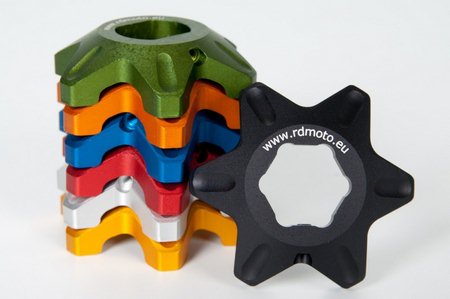 RDMOTO （アールディーモト） フォークプリロードアジャスター OK14 14 mm グリーン | FPA14N