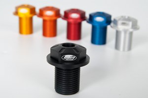 RDMOTO （アールディーモト） フロントスピンドルスクリュー M14 x 1-5 mm シルバー | S1415S