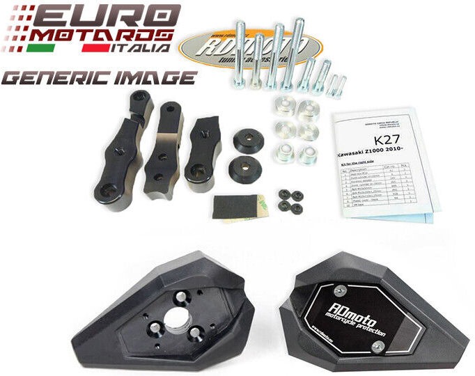 Rd Moto Crash Sliders Yamaha Mt-07 ´14-15- Black Aluminum Anodized | Y33S-SL01-K 19,099円