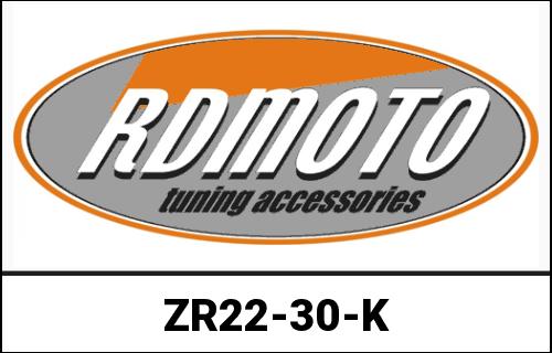 RDMOTO （アールディーモト） ハンドルバーライザーアダプタ- ブラック- increase 30mm | ZR22-30-K