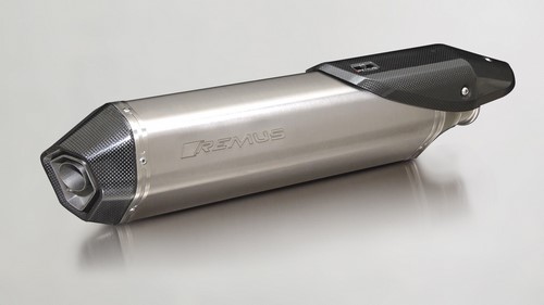 REMUS / レムス HEXACONE スリップオン マフラーカーボンヒートプロテクティングシールド付き チ