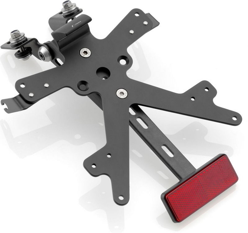 Rizoma Universal License plate support Color : ブラック Anodized color
