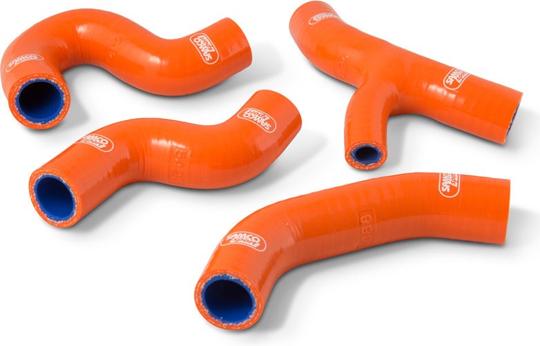サムコスポーツ / Samco Sport KTM 450 EXC-F 2017 - 2019 4 ピース OEM リプレイスメント シリコンラジエ?