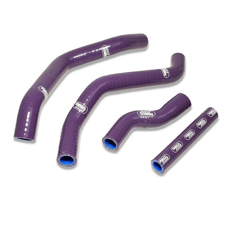 Samco Sport / サムコスポーツ シリコンラジエータークーラントホースキット パープル Yamaha WR 25｜ワンダーテック