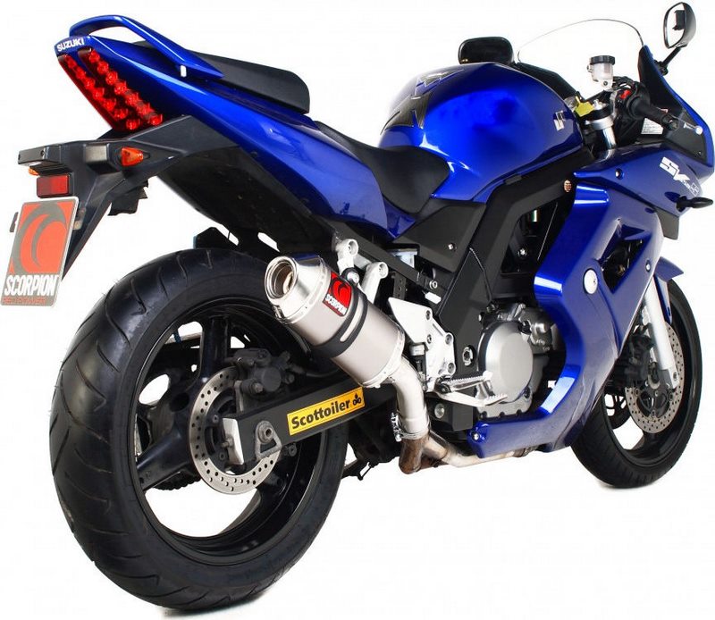 Scorpion / スコーピオンエキゾースト Carbine スリップオン チタンスリーブ Suzuki SV 650 2000 - 2015 |
