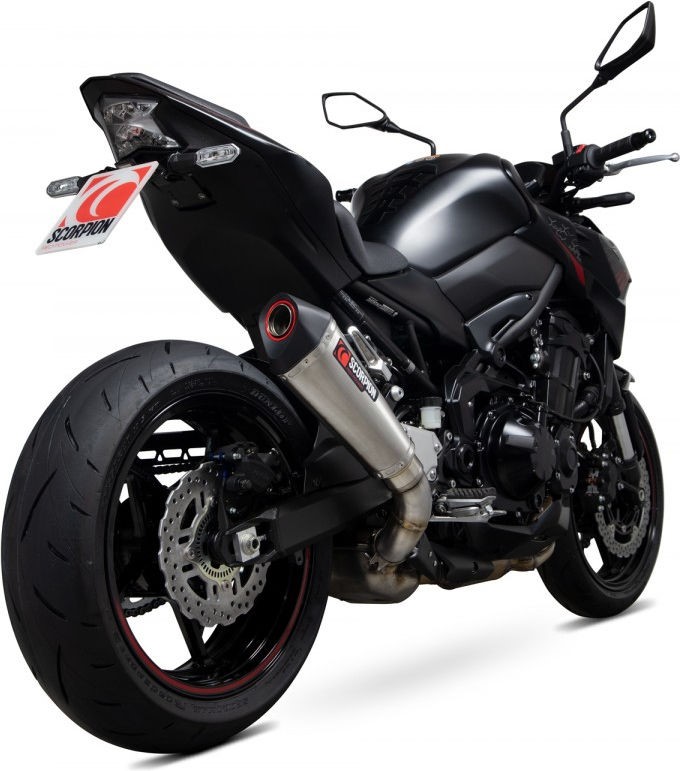 Scorpion / スコーピオンマフラー Serket Taper Slip-on Brushed Stainless Steel Sleeve (NON EU HOMOLOGATED) | RKA136SE