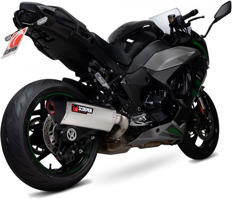 Scorpion / スコーピオンマフラー Serket Parallel Slip-on Titanium Sleeve. Fits with panniers (NON EU HOMOLOGATED) |