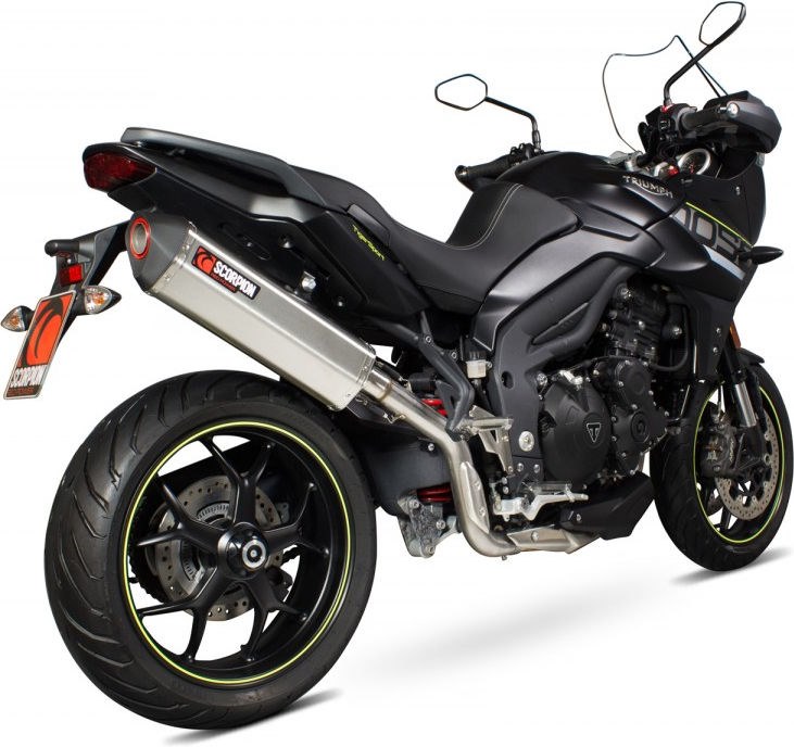 Scorpion / スコーピオンエキゾースト Serket スリップオン ステンレススリーブ eマーク Triumph Tige