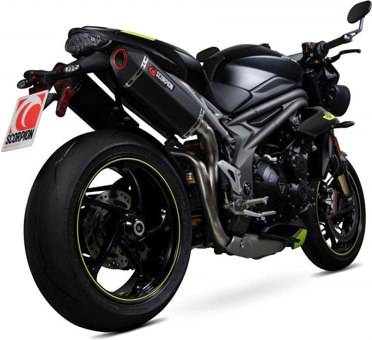 Scorpion / スコーピオンマフラー Serket Parallel Slip-on (Pair) ブラック Ceramic Coated Sleeve (NON EU HOMOLOGATED) | R