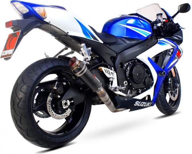 Scorpion / スコーピオンエキゾースト RP1-GP スリップオン カーボンファイバースリーブ Suzuki GSX-｜ワンダーテック