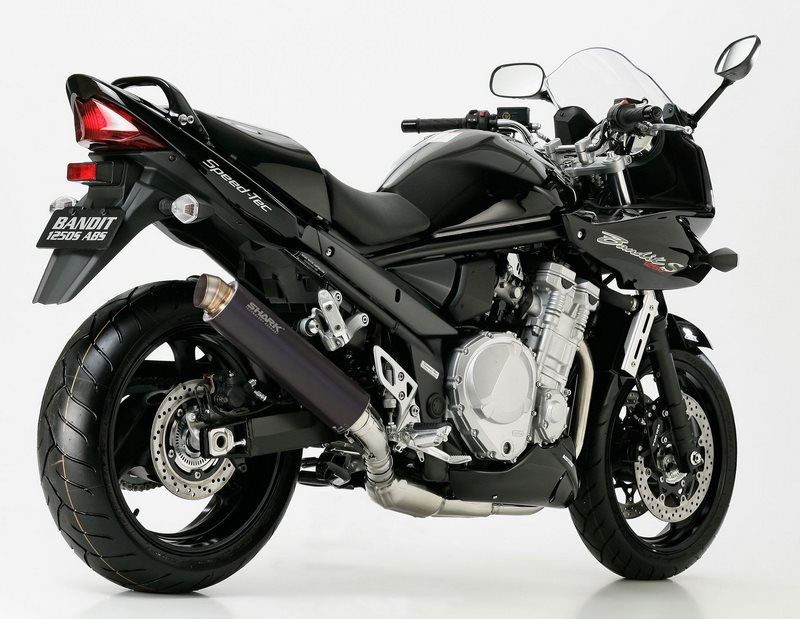 SHARK / シャークマフラー SRC 4 slip on exhaust (4-1)- Black- Round | 845126 50,700円