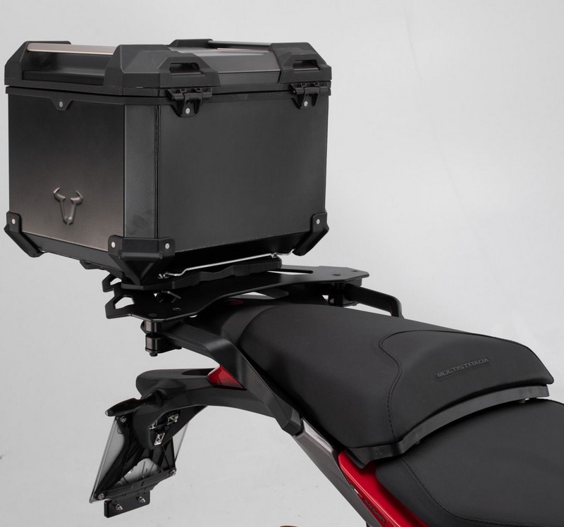 SW-MOTECH / SWモテック TRAX ADV トップケースシステム －ブラック－ Ducati Multistrada 1200 Enduro/950/1260