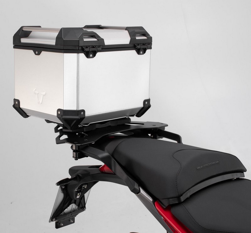 SW-MOTECH / SWモテック TRAX ADV トップケースシステム&minus;シルバー&minus;Ducati Multistrada 1200 Enduro/950/1260.｜ワンダーテック