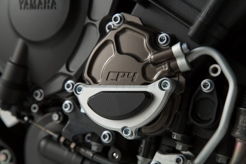SWモテック / SW-MOTECH エンジンケースプロテクター ブラック/シルバー Yamaha MT-10 (16-)