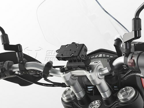SW-MOTECH / SWモテック QUICK-LOCK(クイックロック) GPS-マウント ショックアブソーベント ブラッ