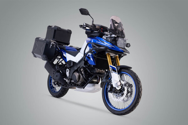 SW MOTECH / SWモテック アドベンチャーセットラゲッジ ブラック Suzuki V-Strom 1050DE (21-). | ADV.05.965.