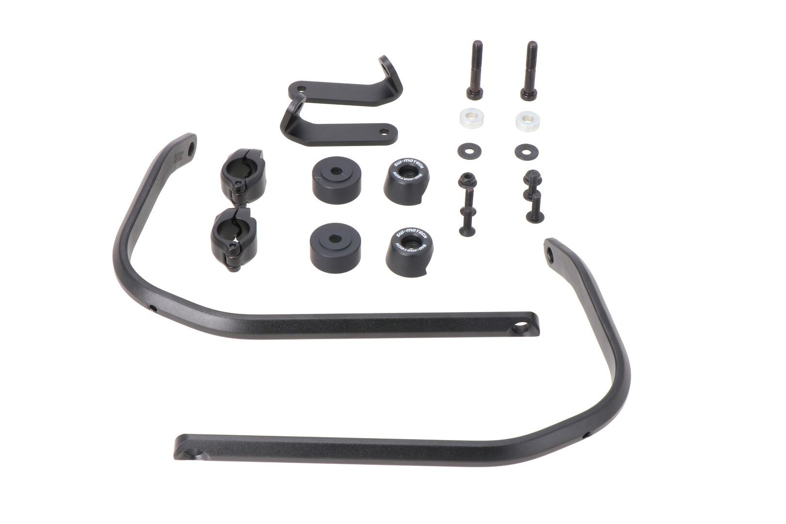 SW-MOTECH / SWモテック ハンドプロテクター取付キット（ブラック）。Kawasaki・ヴェルシス 650（07-21）。 | HDG.00.220.82300/B｜ワンダーテック