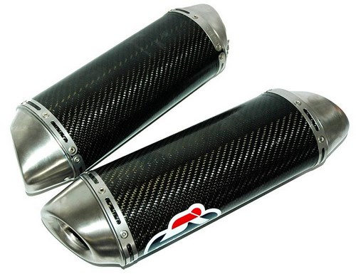 Termignoni / テルミニョーニ 2 サイレンサー STR スリップオン オーバル ステンレス- スリーブ: ?|ワンダーテック