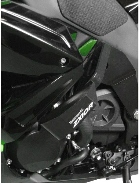 Top-Block / トップブロック フレームスライダー KAWASAKI ZX10R (08-09)-ZX10R (2010)- カラー: ブラック |｜ワンダーテック