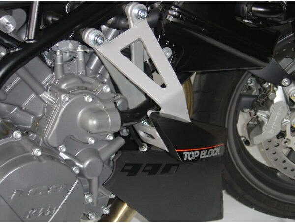 Top-Block / トップブロック フレームスライダー KTM Superduke 990 (05-12)-SMR 990 (06-12)- カラー: ブラッ|ワンダーテック