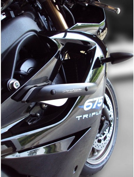 Top-Block / トップブロック フレームスライダー TRIUMPH Daytona 675 (05-12)- カラー: ブラック | RLT02-N