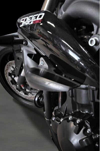 Top-Block / トップブロック フレームスライダー TRIUMPH スピードトリプル 1050 (16-19)- カラー: アルミニウ?
