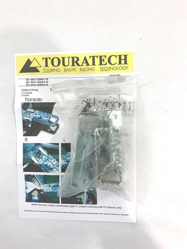 TOURATECH / ツアラテック Rallye footpegs Honda TransAlp and Suzuki V-Strom from 2002 to 2007/ Kawasaki KLV 1000｜ワンダーテック