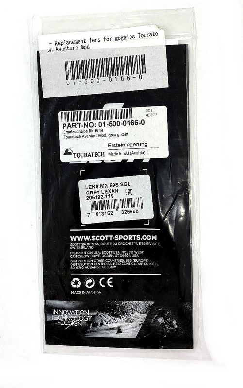 TOURATECH / ツアラテック Replacement lens for goggles Touratech Aventuro Mod