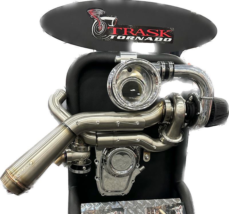 TRASK TURBO TORNADO M8 BLK/BLK | TM-7600-BK