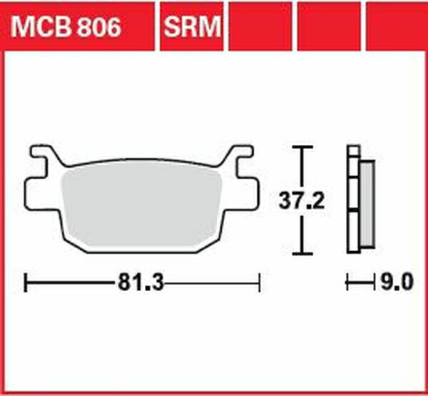 TRW（ティーアールダブル） ブレーキパッド SINTER SCOOTER 125+ | MCB806SRM