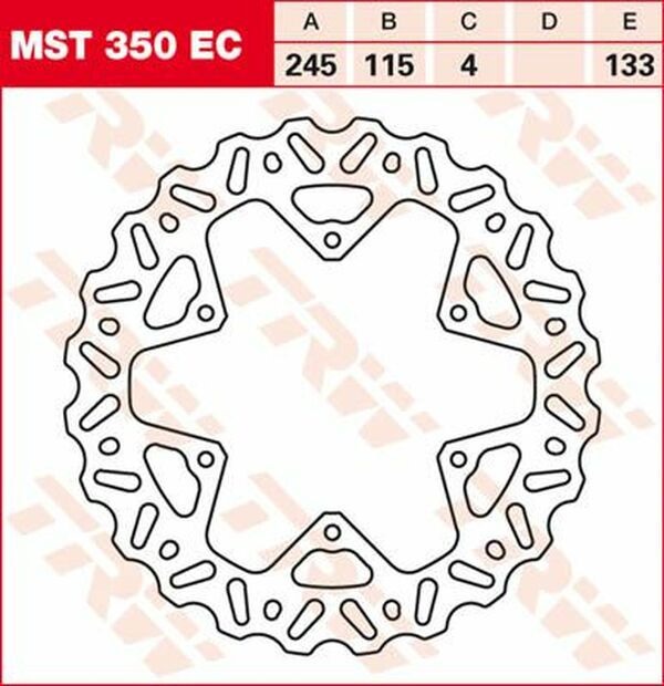 TRW BRAKE ROTOR FIX WAVE L/R | MST350EC 12,844円
