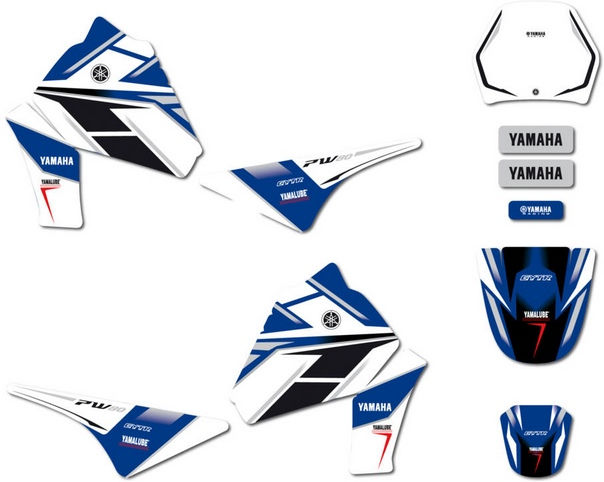 Yamaha / ヤマハ純正 スティッカーキット PW80 l 4BC-F4240-00-00|ワンダーテック