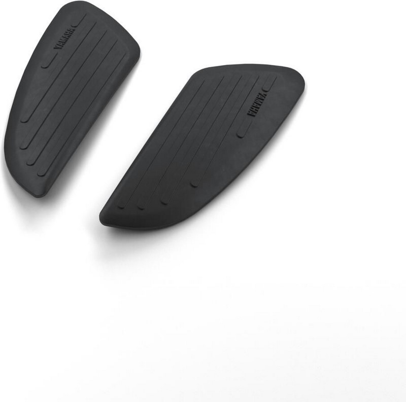 YAMAHA OEM / ヤマハ純正商品 Side tank pads in retro style with YAMAHA OEM / ヤマハ純正商品 logo | B1V-SFUEL-M4-