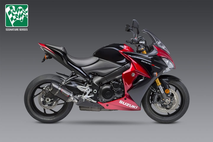 Yoshimura / ヨシムラ USA GSX-S1000/F/FZ/Z 16-20 Alpha Stainless Slip-On Exhaust- W/ Carbon Fiber Muffler | 11100EM220｜ワンダーテック