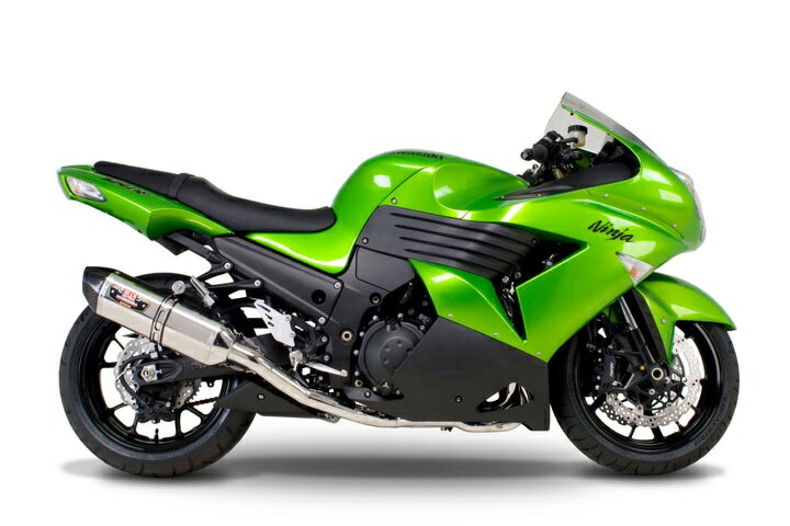 Yoshimura / ヨシムラ USA ZX-14/R 06-13 Race R-77 Stainless Full Exhaust- W/ Stainless Muffler | 1426005