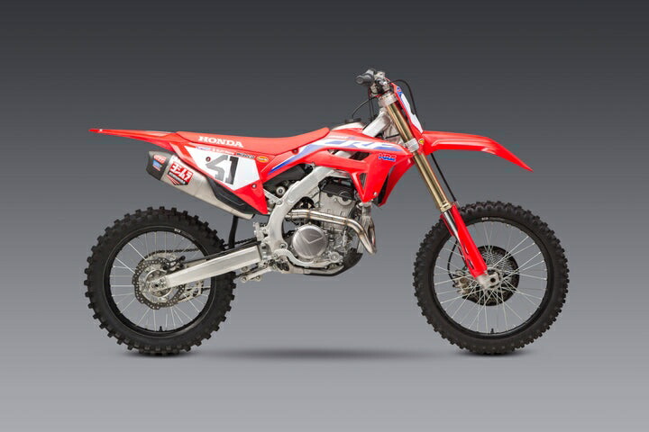 Yoshimura / ヨシムラ USA CRF250R/Rx 22-23 RS-12 Stainless Full Exhaust- W/ Stainless Muffler | 228450S320
