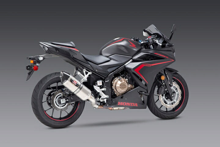 Yoshimura / ヨシムラ USA CBR500R 16-21 R-77 Stainless Slip-On Exhaust- W/ Stainless Muffler | 12553B0520｜ワンダーテック