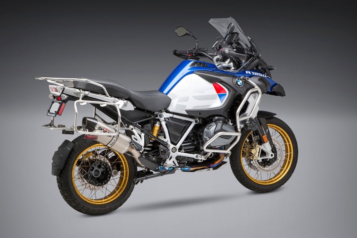 Yoshimura / ヨシムラ USA R1200GS/R1250GS 13-21 R-77 Stainless Slip-On Exhaust- W/ Stainless Muffler | 15002B0520
