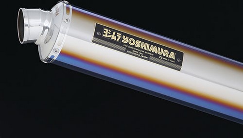 YOSHIMURA / ヨシムラ JMCA approved スリップオン LEPTOS CB1300SB 14- (STB) - チタン ブルー カバー | 110-41C