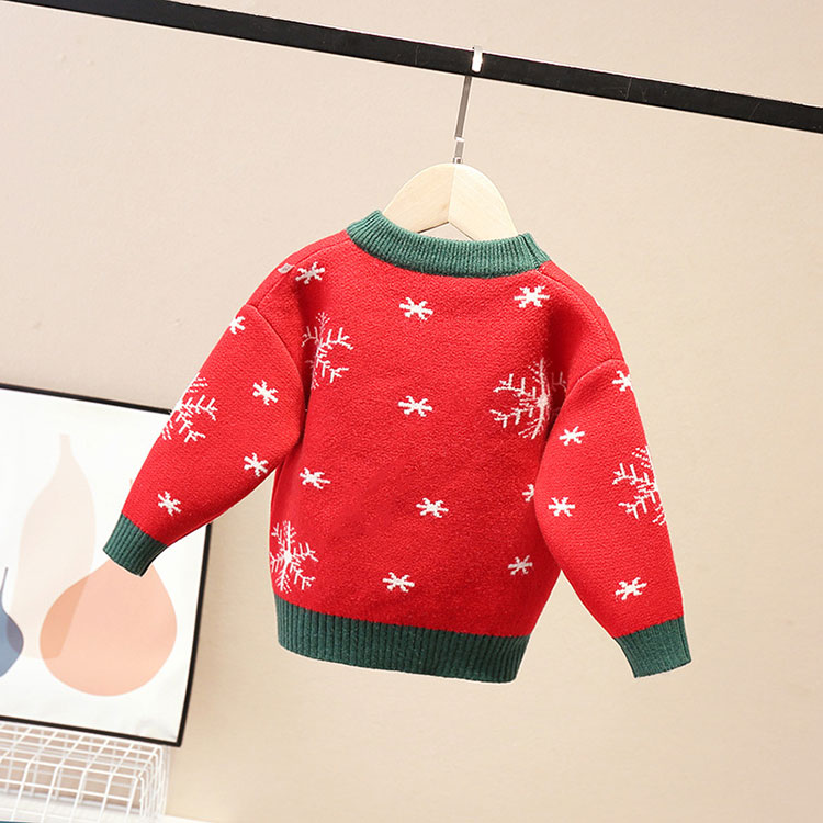 子供服ニットセーター男の子女の子クリスマス用サンタ服トナカイクリスマス衣装ジュニアクリスマスギフトキッズトップス防寒ベビー子どもアウターウェアカジュアル可愛い暖かいプレゼントパーティギフトコスプレ80/90/100/110/120cm