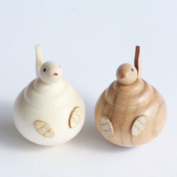 楽天市場】木製干支置物 起き上がりこぼし・うま2026(セットでは