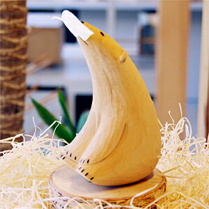 楽天市場】木彫り なきうさぎ ゆらりんこ なきうさぎ うぃるびぃ工房