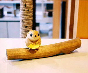 北海道　木彫り 木彫りの蝶 北海道旭川 上西捷敏 作 #北海道 #旭川 #木彫家 #上