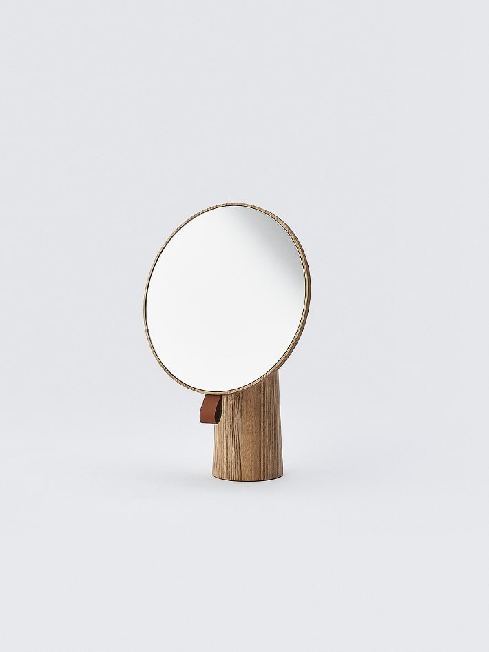 鏡 鏡鑑 卓上 木製 Pivot mirror ピボットミラー SASAKI 旭川手工芸品
