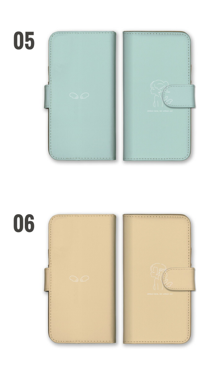 格安saleスタート スマホケース 手帳型 Arrows アローズ対応ケース スマホカバー 韓国 デザイン パステルカラー 羽根 翼 イラスト 手書き かわいい シンプル 女の子 天使 We F 51b Fcg01 Be4 Plus F 41b U 801fj Rx メール便 送料無料 Sferavisia Hr