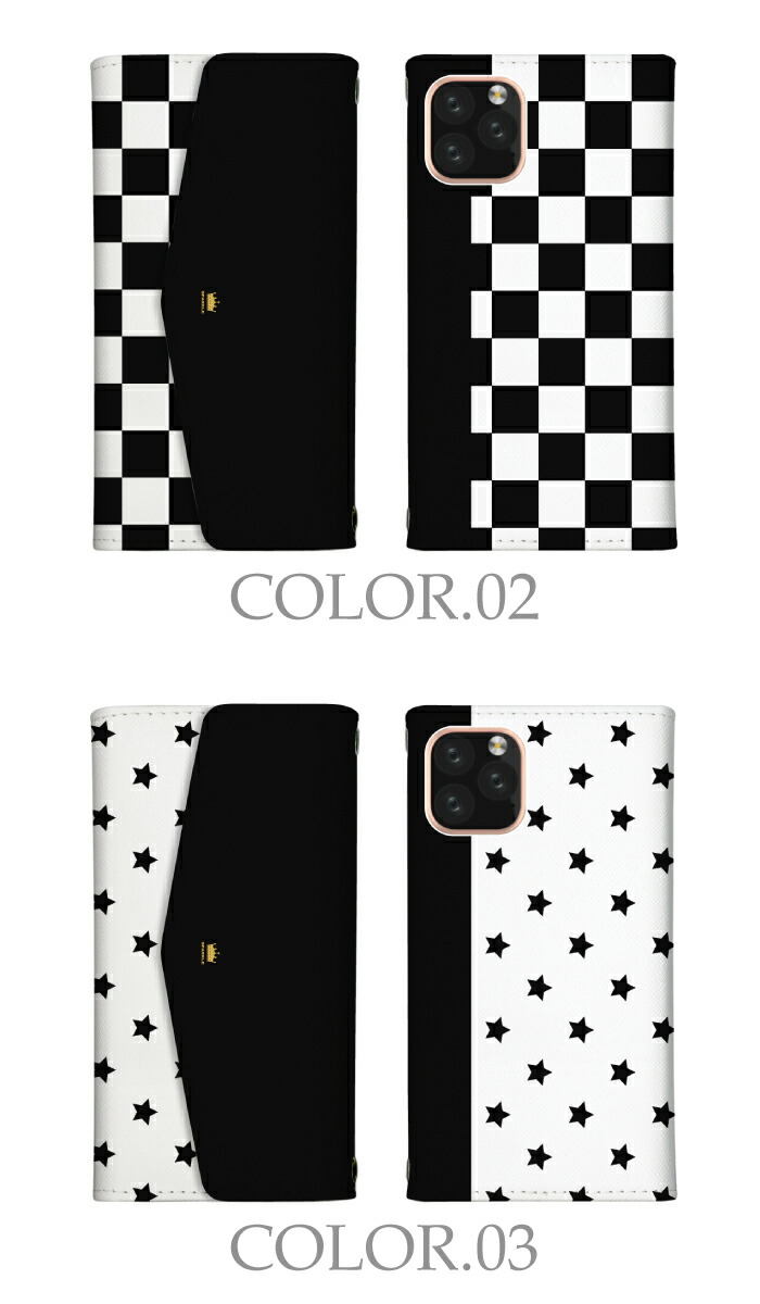 スマホケース手帳型OPPOオッポ対応レター型ケースミラー付鏡付モノクロ白黒シンプルドット柄チェック水玉ストライプ大人女子おしゃれショルダータイプ肩掛け肩がけOPPOFindX3ProOPG03Reno5Reno4AReno35GX2あす楽即日発送