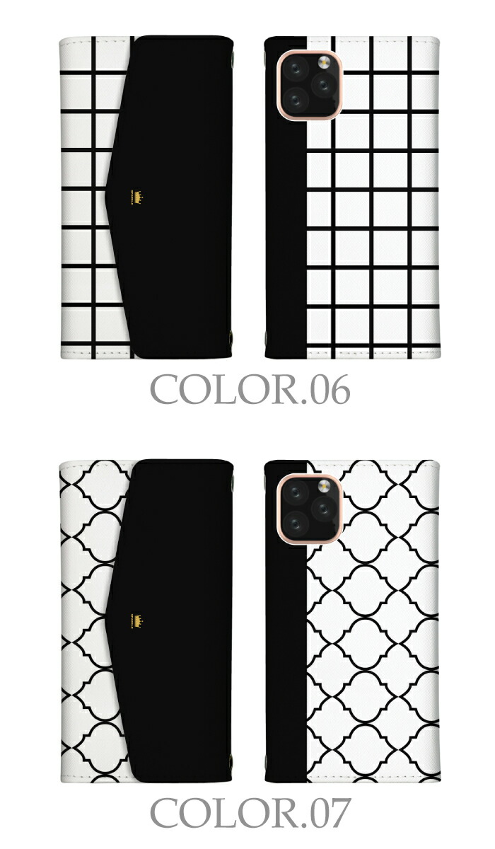 スマホケース手帳型OPPOオッポ対応レター型ケースミラー付鏡付モノクロ白黒シンプルドット柄チェック水玉ストライプ大人女子おしゃれショルダータイプ肩掛け肩がけOPPOFindX3ProOPG03Reno5Reno4AReno35GX2あす楽即日発送