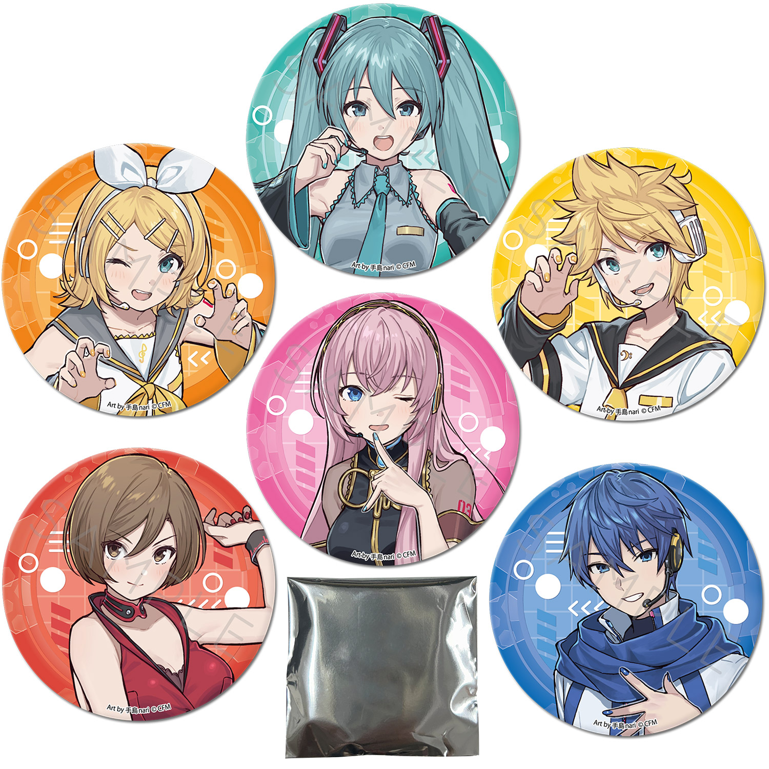 〖大幅値下げ〗プロセカ VOCALOIDピアプロ KAITO 缶バッジまとめ売り 大幅値下げ〗プロセカ VOCALOIDピアプロ KAITO 缶バッジまとめ