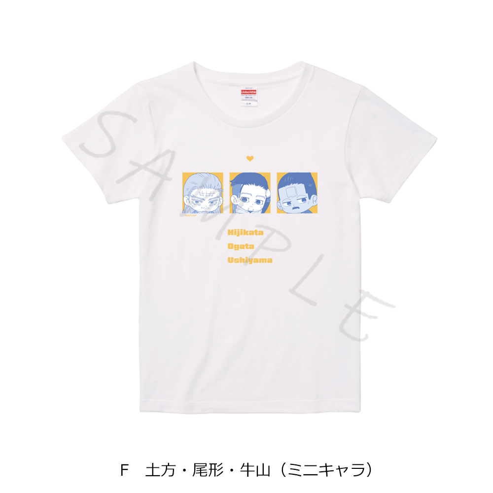 楽天市場】『ゴールデンカムイ』 TシャツB 土方・尾形・牛山 Sサイズ M