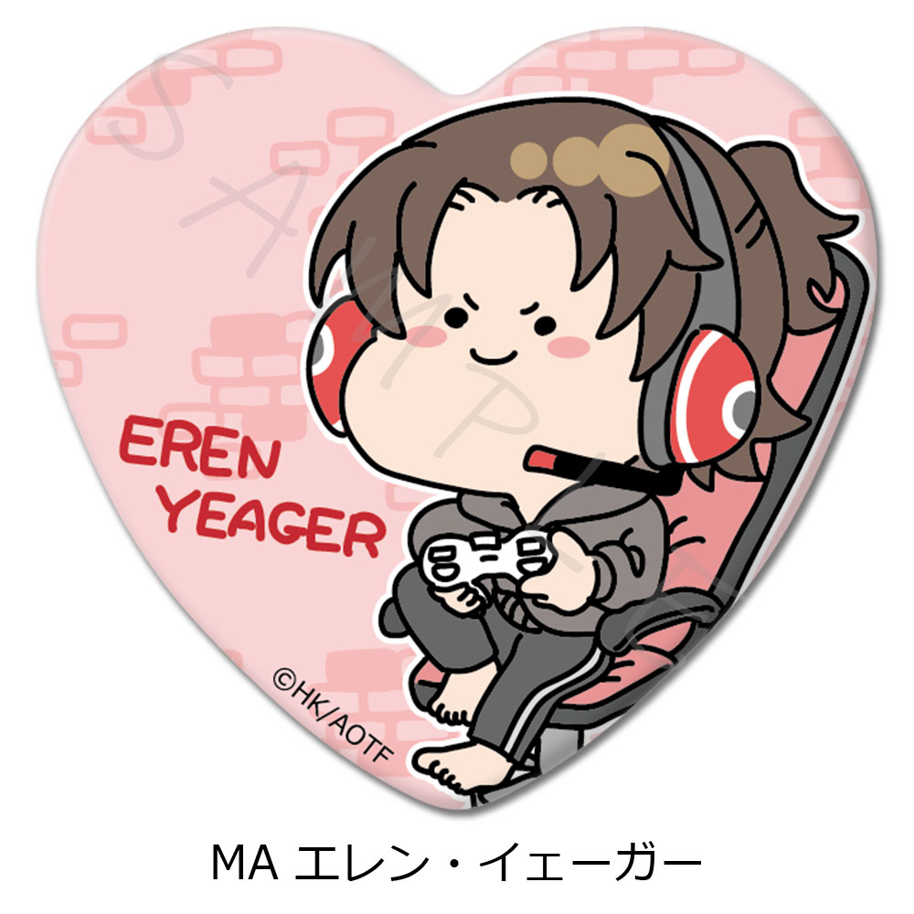 楽天市場】『進撃の巨人 The Final Season』 第8弾 ハート型缶バッジ